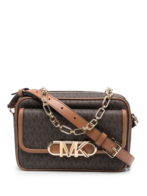 michael kors parker leather|michael kors leather crossbody.